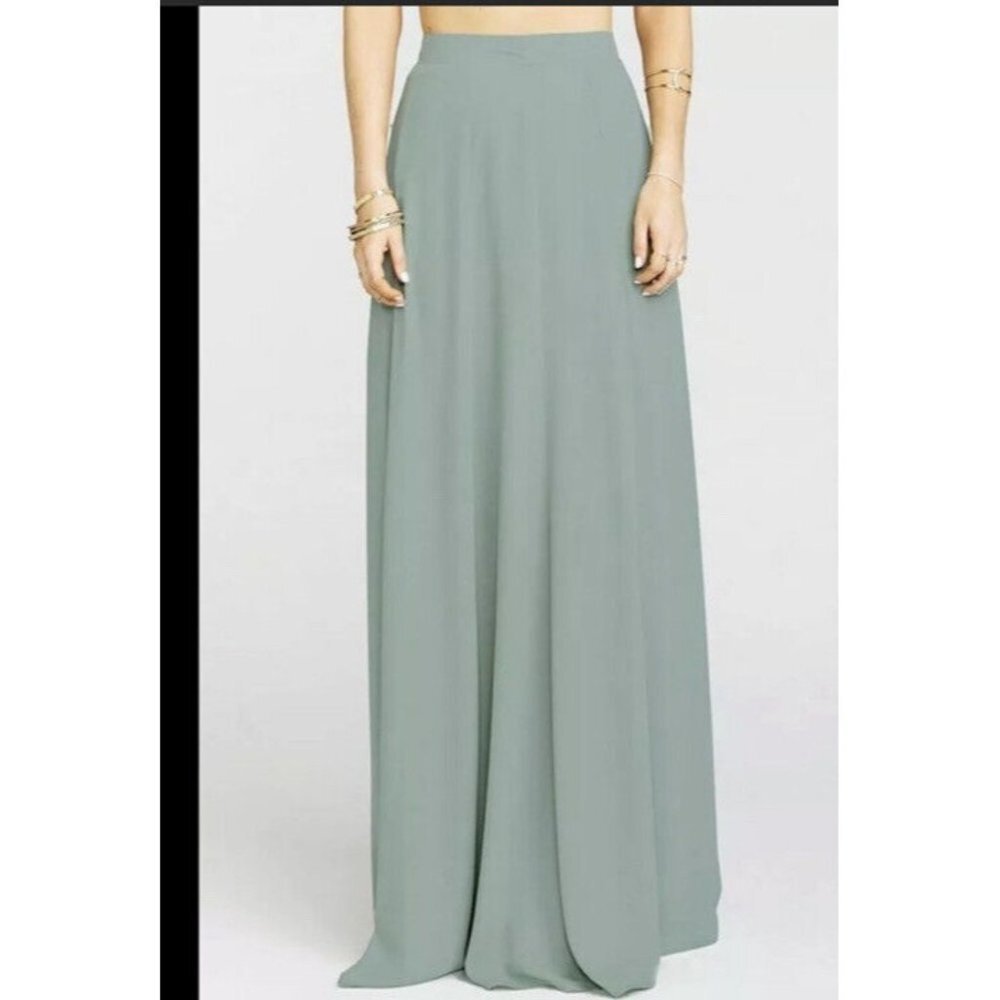 Show Me Your Mumu Womens Princess Ariel Ball Gown Skirt Blue Maxi Zipper M‎ New